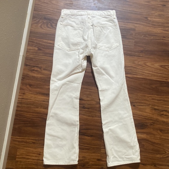 Nili Lotan Boot Cut Jean Cream - Picture 5 of 5
